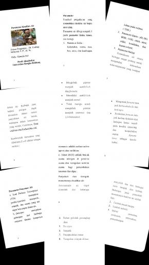 Parameter Kualitas air